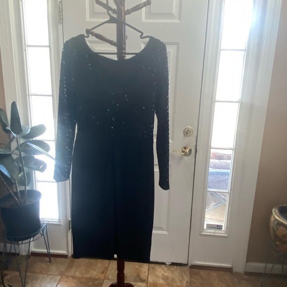 RALPH LAUREN PARTIAL SEQUIN DRESS SIZE 10 - Picture 8 of 8